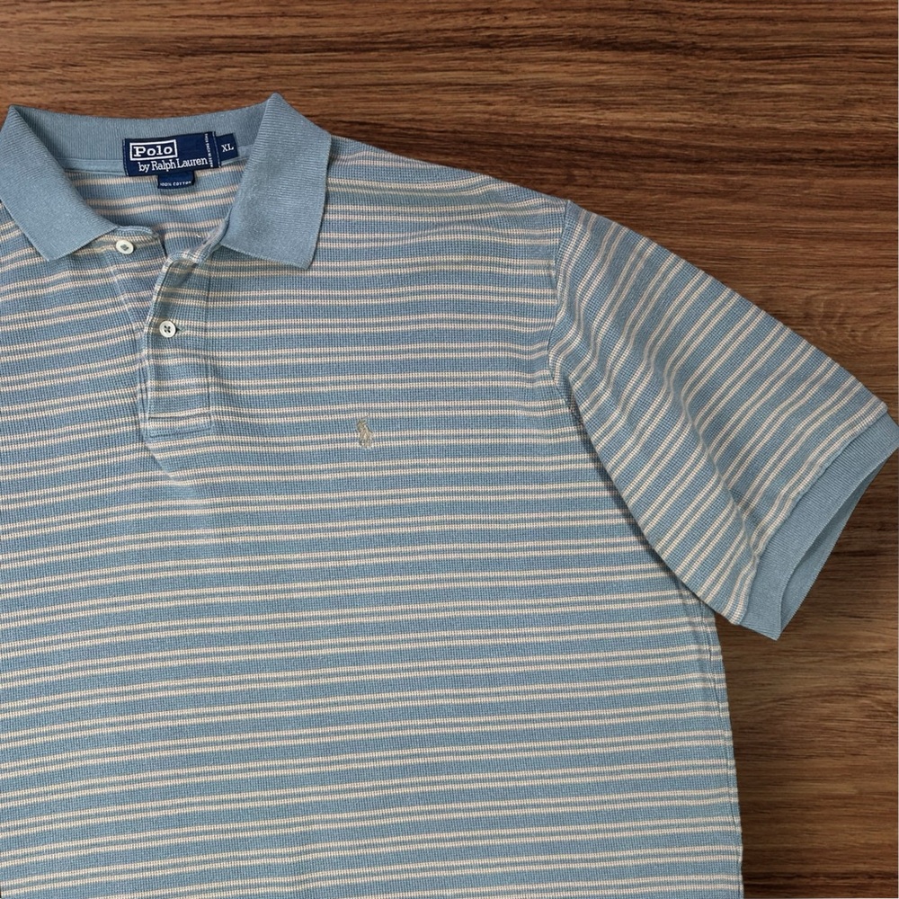 Polo Ralph Lauren Men’s 100% Cotton Waffle Knit Mint Green, Tan Polo. XL